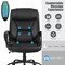 Costway Big & Tall 500lb Office Chair Executive PU Leather Computer Desk Chair